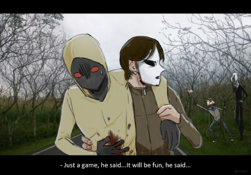 creepypasta marble hornets slenderman ticci toby Masky