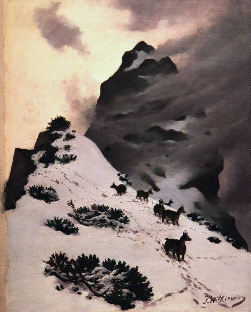 thepolishstufflove:“Mountain goats” (c.1896) byStanisław...