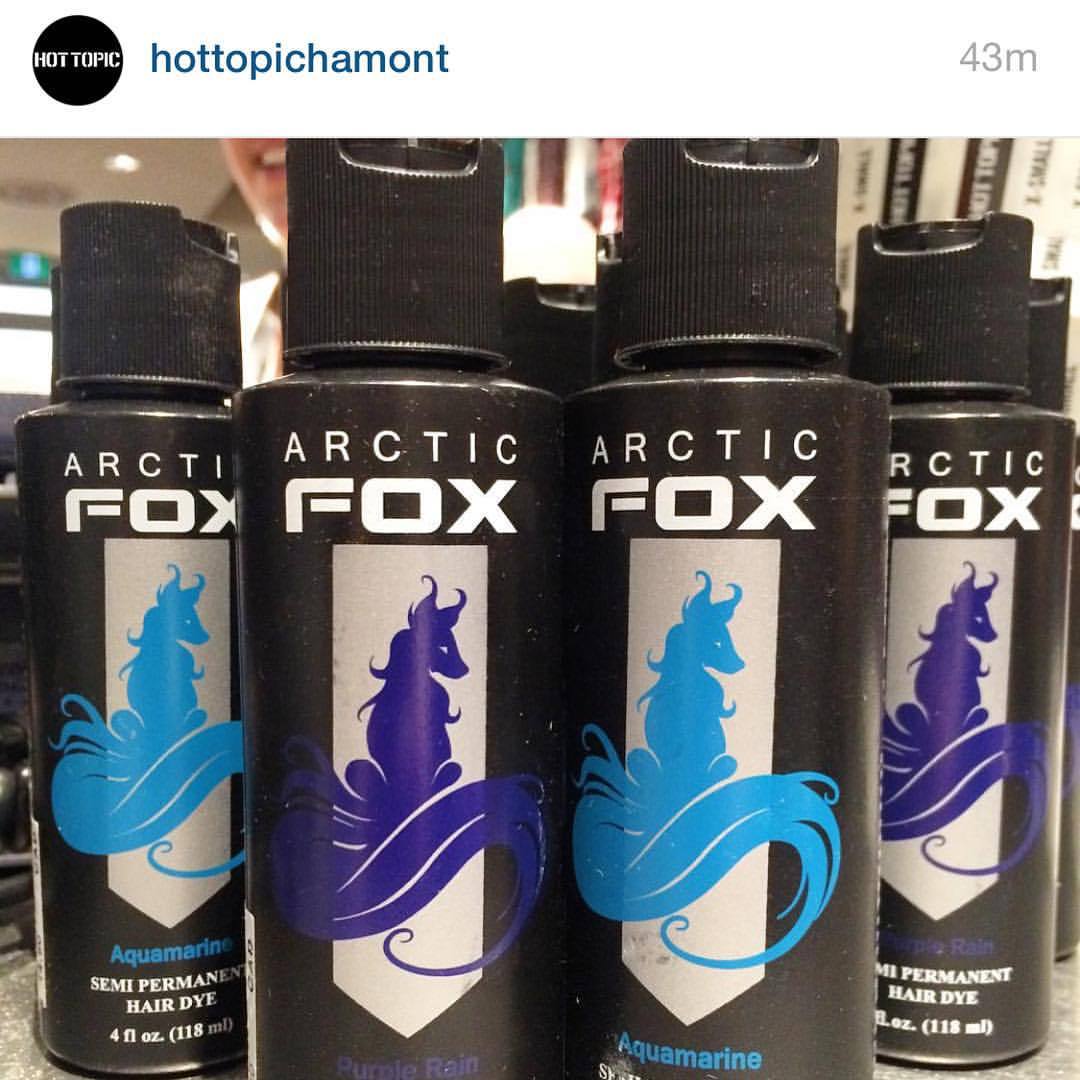 Arctic Fox Hair Color We Re Now At A Hot Topic In Canada