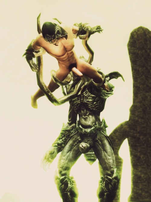 nakedskyrim:Some more tentacle horror, thanks to Oden’s poser....