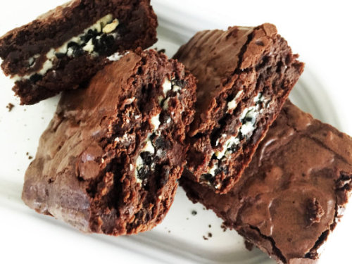 ransnacked:cookies n creme chocolate brownies | Sugarpop...