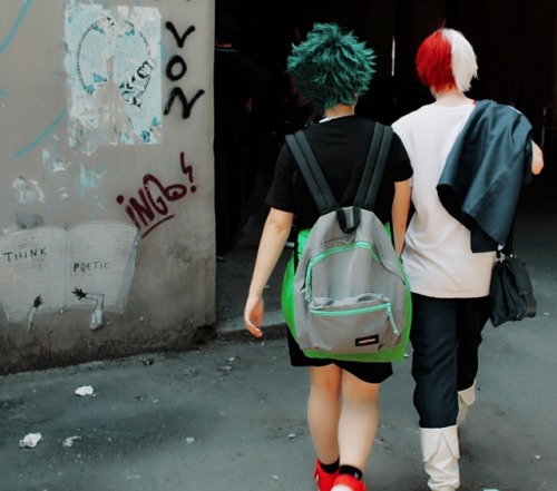 kinnme: Shouto and Izuku visiting Rome Me as...