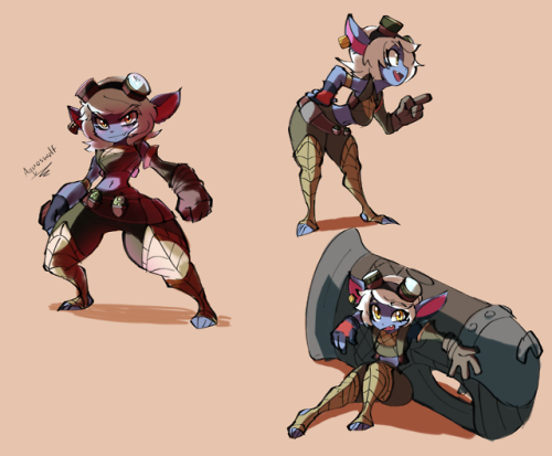 asekeu:aquoswolf:Felt like drawing other best yordle.best...