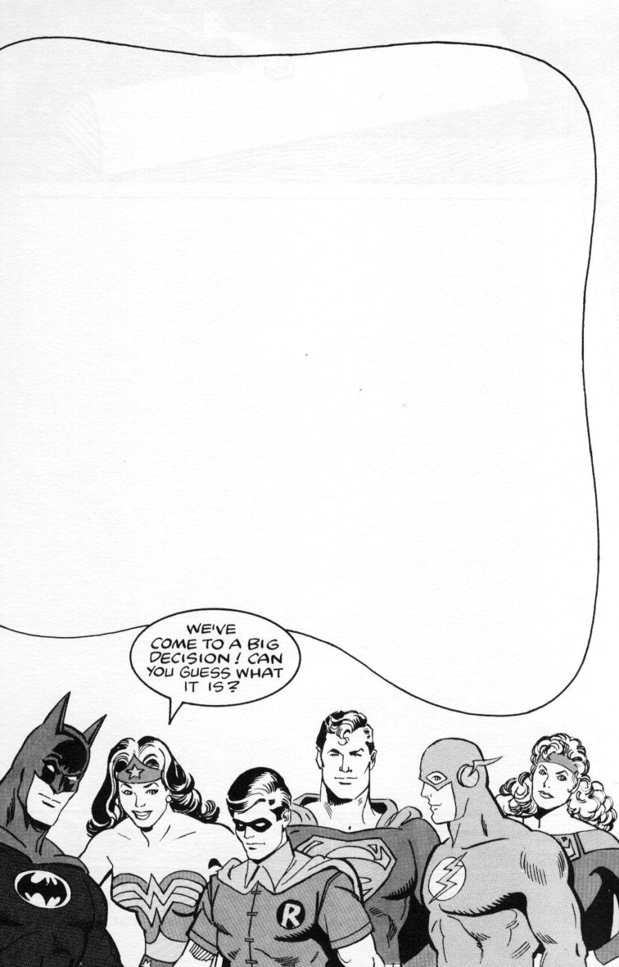Robin Gurl's Batcave — Super Friends Coloring Book (Unknown Source) Page...