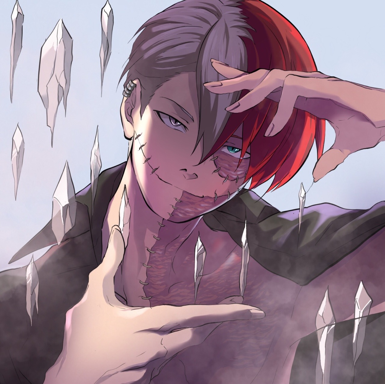 Father of Mutants — drawverylittle: [Villain!Todoroki] Headcanon:...