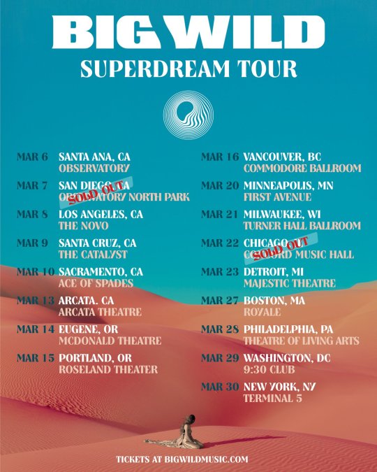 Image result for big wild tour superdream