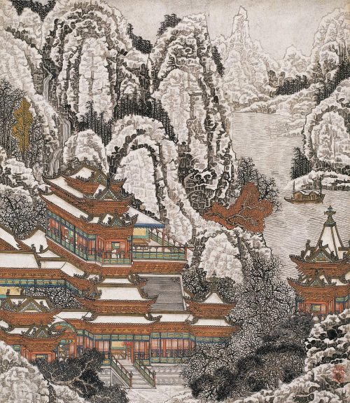 changan-moon:Traditional Chinese painting by 黄秋园Huang Qiuyuan....