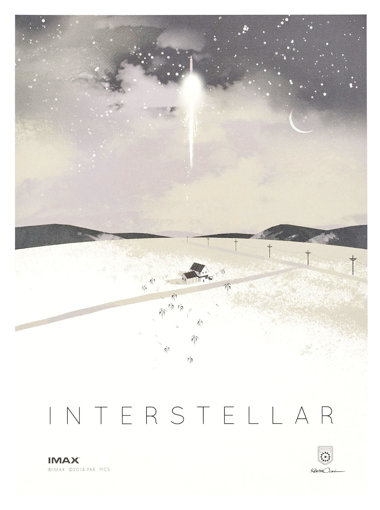  Christopher Nolan’s Interstellar IMAX poster by...