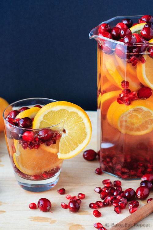 intensefoodcravings:Christmas Sangria | Bake.Eat.Repeat.