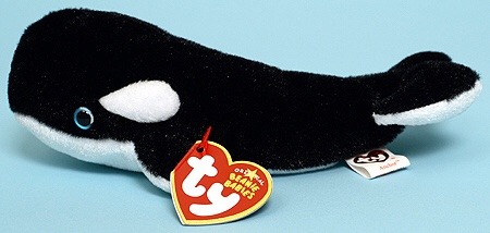 beanie babies beanie baby ty anchor orca toywave kidcore