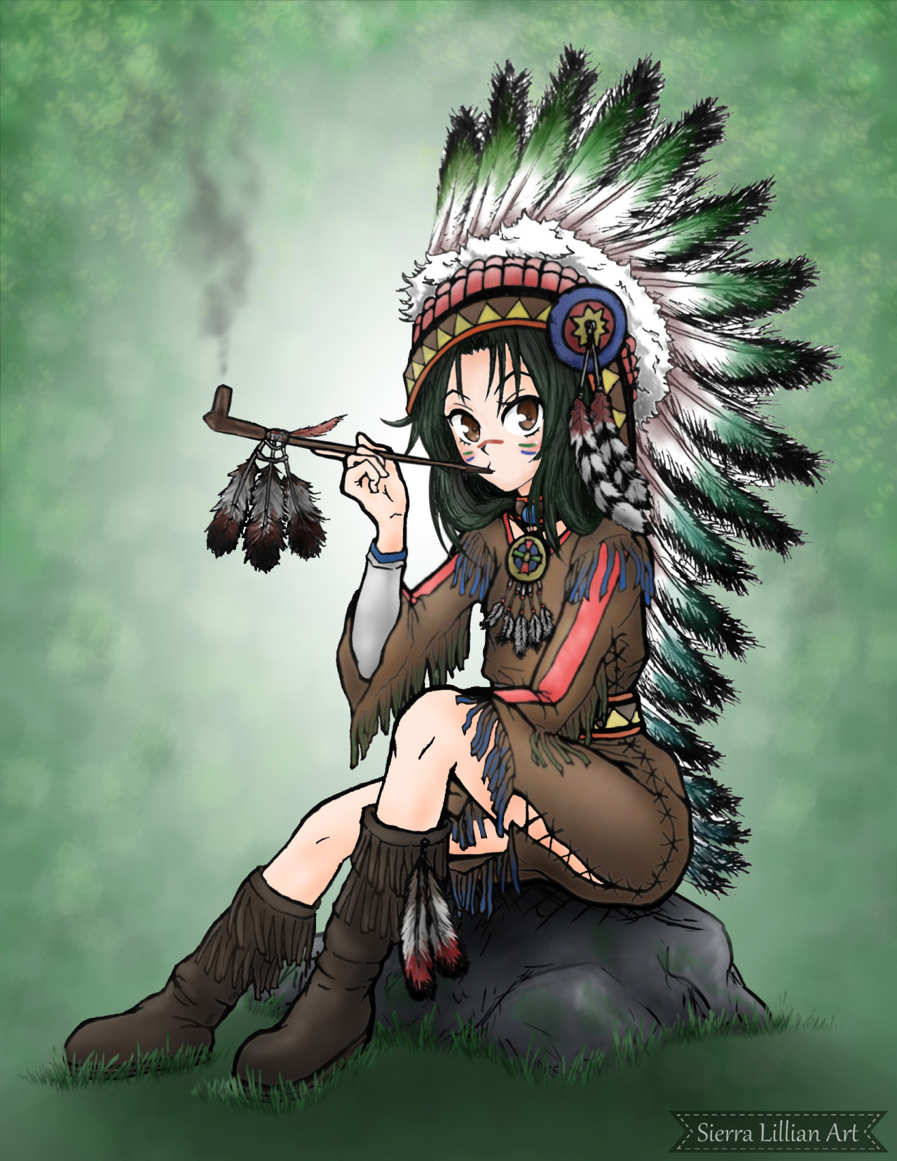 anime native american girl