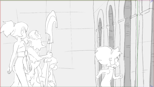 petitcarreau:I did the clean-up of the storyboard of the 8th...