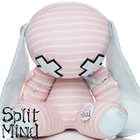 split mind plush bunny