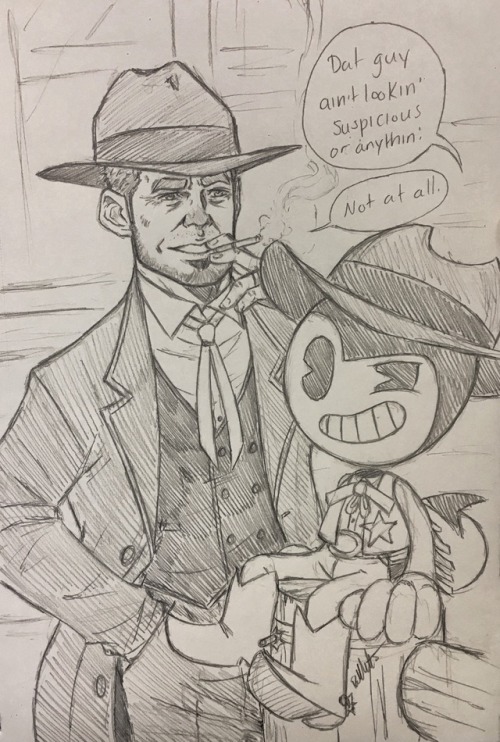 doberart:It’s a western AU, ya’ll. XDJoey belongs to...