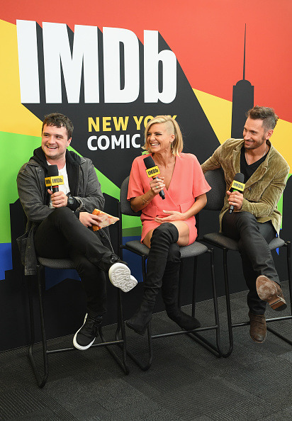 bestofjoshhutcherson:Josh at the new york comic con...