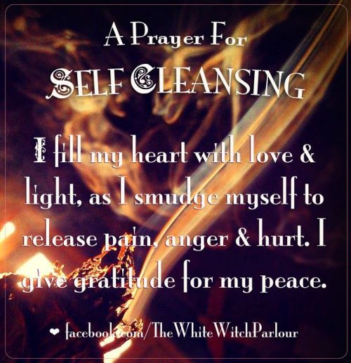 Smudging Prayer )O( ╰☆╮ - Let us sparkle