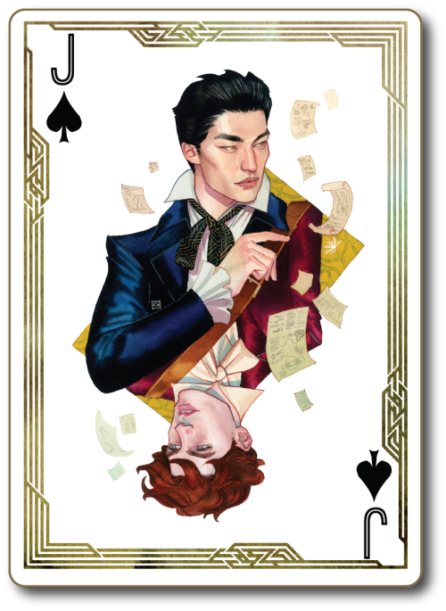 lbardugo:All of the character art from @kevinwada‘s new Six of...