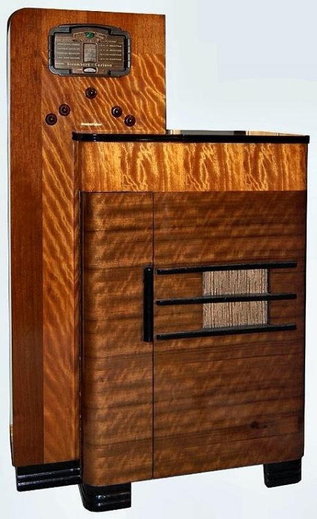 vintage radio art deco 1936 1930s 1930s furniture