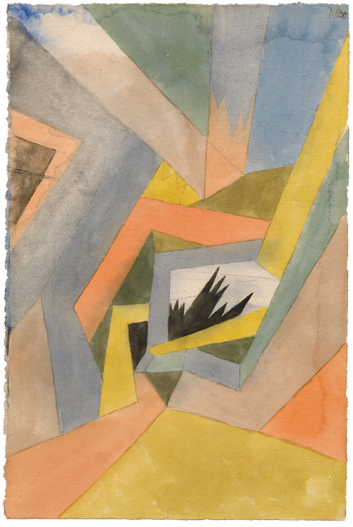 guggenheim-art:The Idea of Firs by Paul Klee, 1917, Guggenheim...