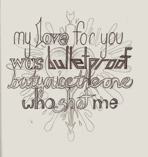 bulletproof love lyrics on Tumblr