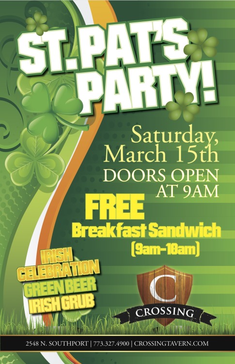 fourcornerstavern:St. Patty’s Day is coming up! 