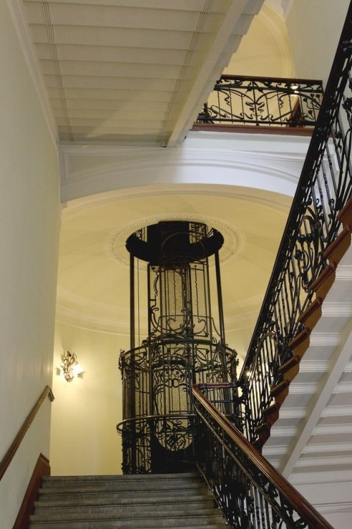 steampunktendencies:Steam-powered elevator, St. Petersburg,...