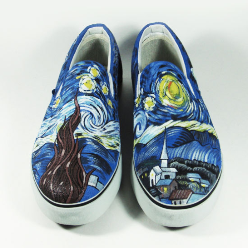 Custom painted shoes by AnnatarCustomizer on Etsy...