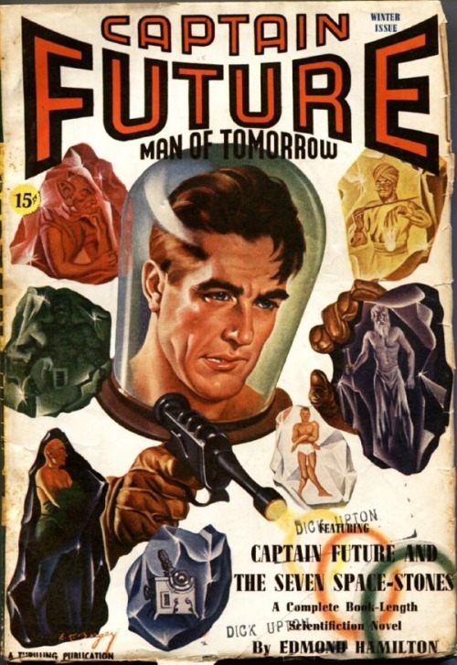 laradestinyworld:pulpcovers:Captain Future and the Seven...