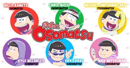 nenchuu:Osomatsu-sa.. I mean, Mr. Osomatsu cast is finally...