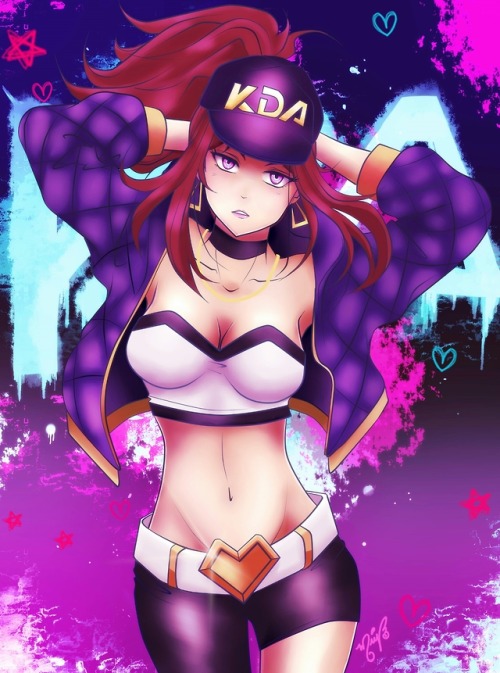 miyuki129:KDA Akali fanartsLOL…. pra falar verdade nem sei...