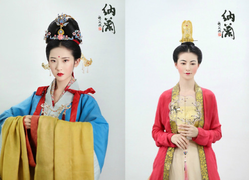 changan-moon:Traditional Chinese hanfu and makeup of various...