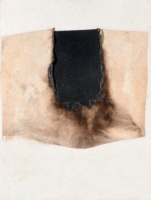 abstrakshun:Alberto Burri (Italian, 1915 - 1995)Combustione...