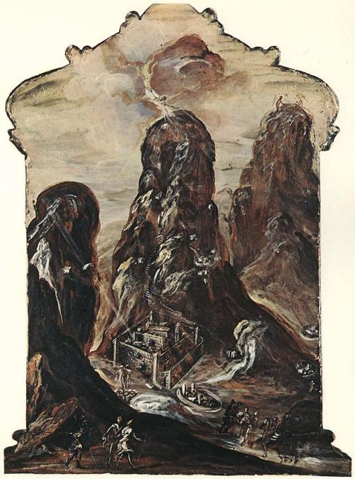 renaissance-art:El Greco c. 1568Mount Sinai