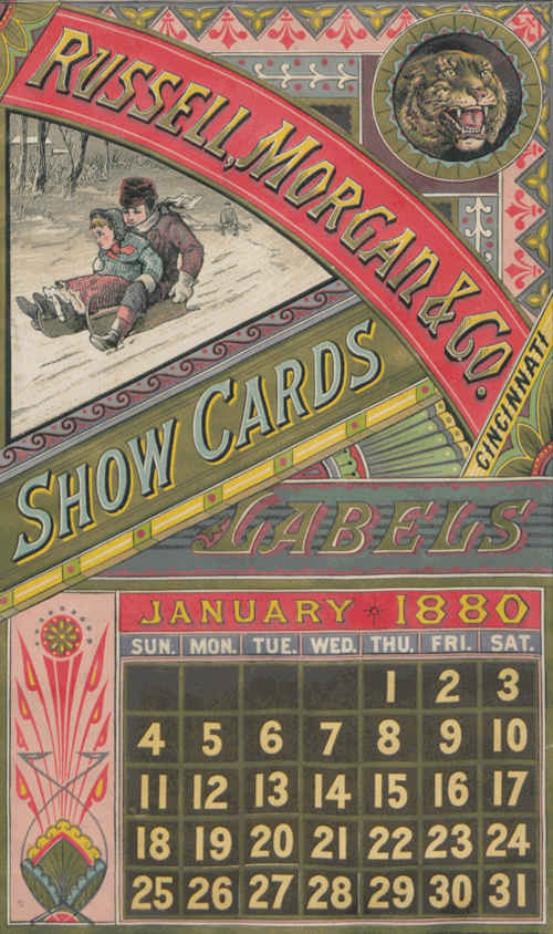 Show Cards exhibit gif