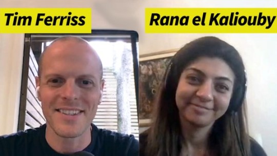 Rana el Kaliouby and Tim Ferriss