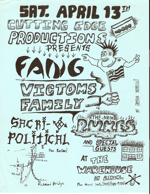 Fang, Victim’s Family, Sacripolitical and The Pukes @ The...