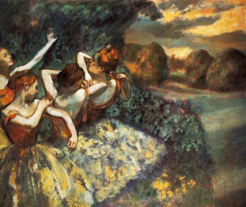 Edgar Degas - Four Dancer (1900)