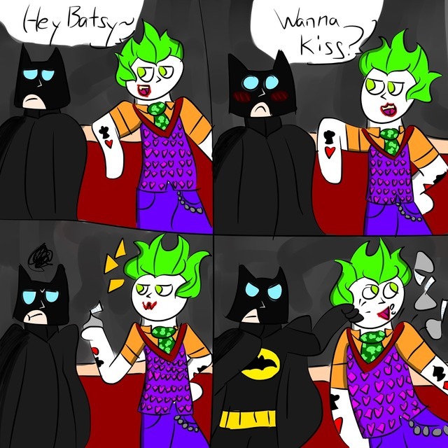 Gay Legos And Rocks — Some Batjokes art that I’ve made over the year but...