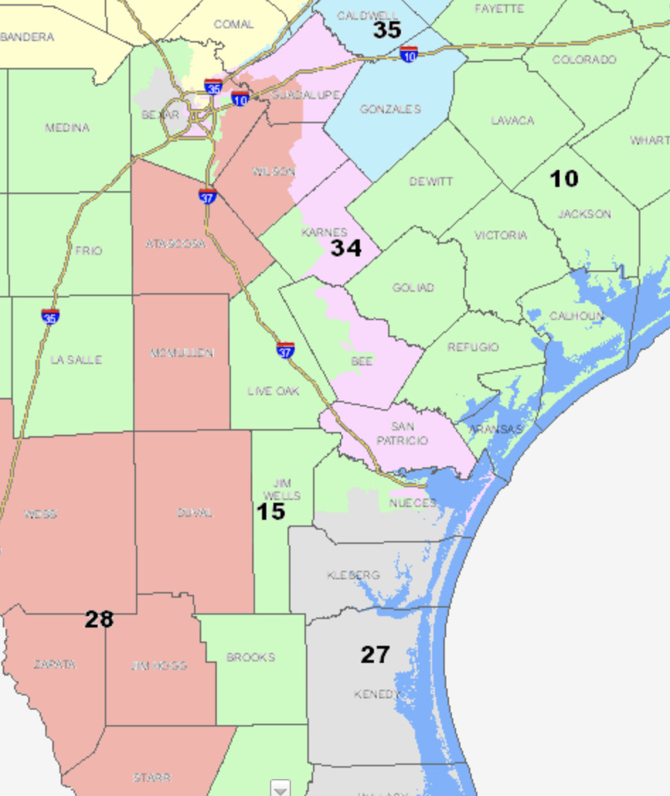 Texas TxDOT District Maps