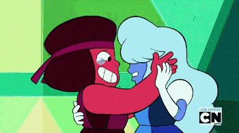 stevens universe garnet sapphire ruby steven universe spoiler su spoiler gif warning epilepsy warning jail break