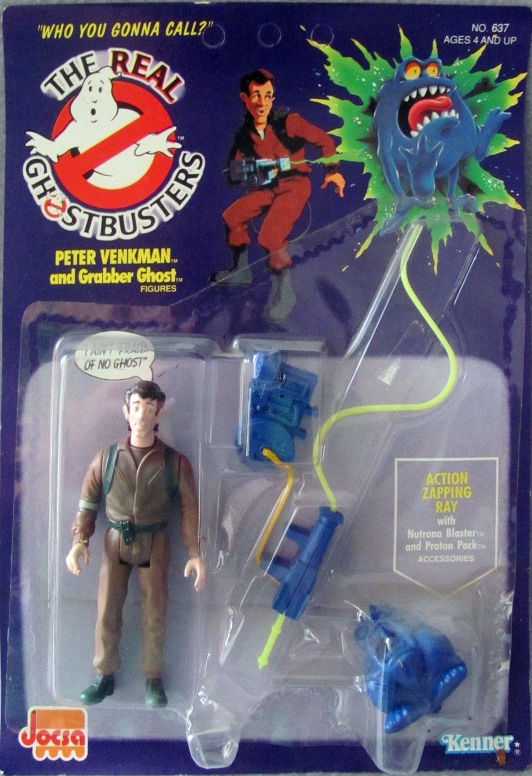 1980s Action Figures — Peter Venkman - Real Ghostbusters (Kenner)