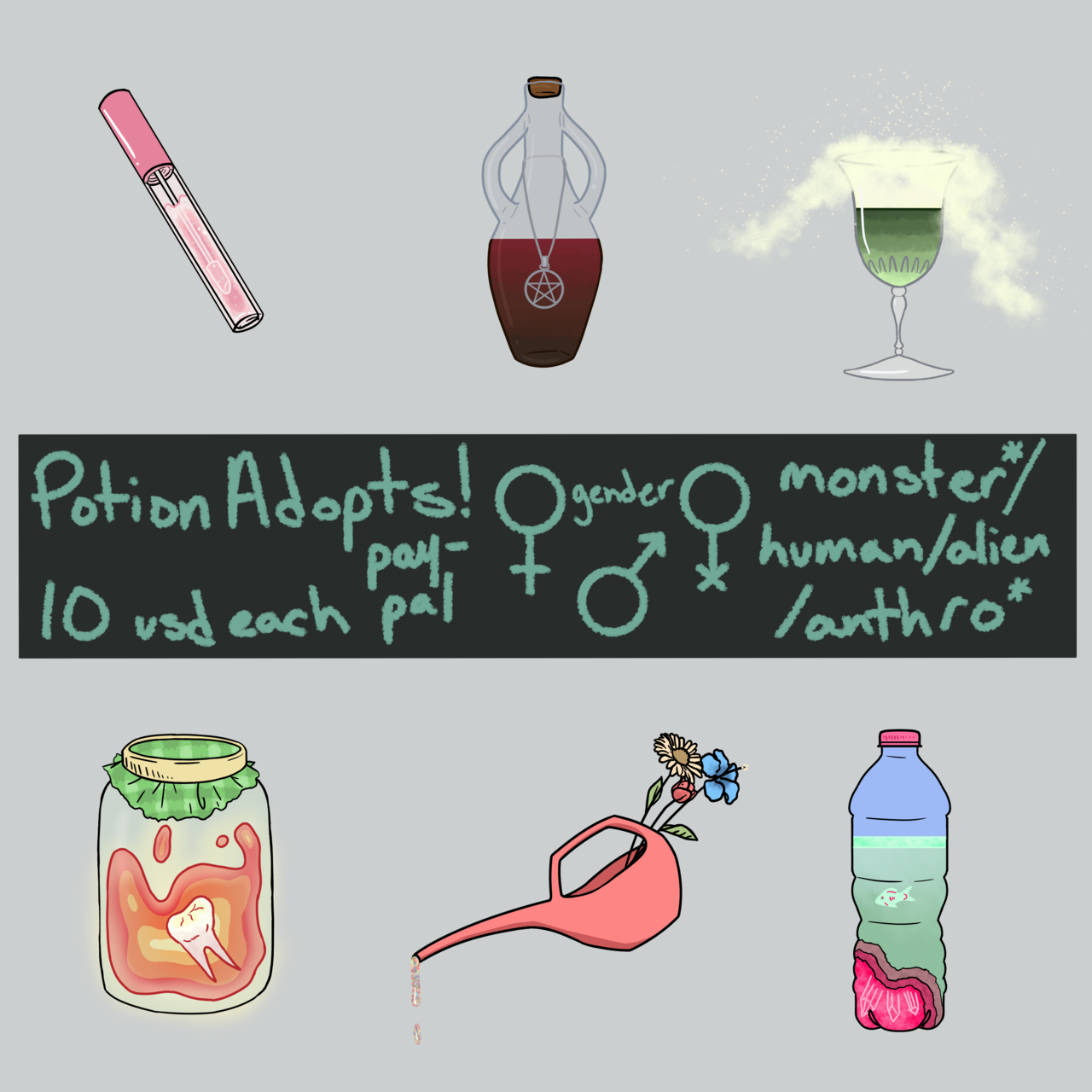 Eat Pant — Potion Adoptables Inspired By Demigosh And