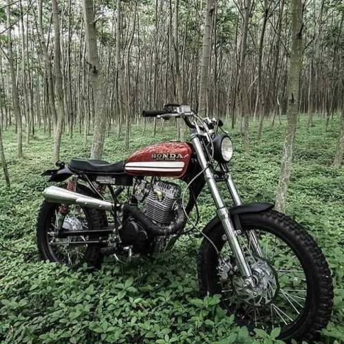 #Honda #gl200 #tracker #scrambler #r2st...
