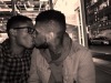 Homosexuell Kissing