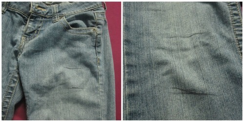 following my yellow brick road, DIY Distressed Jeans
