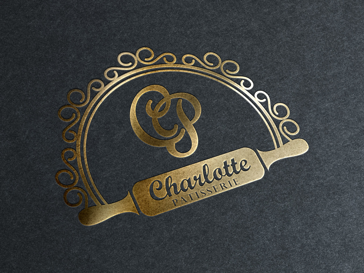 Lube Charlotte Patisserie Logo Para Pasteleria