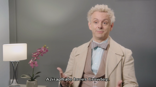 Watching the bonus called Aziraphale’s World. Michael Sheen didn’t disappoint :).