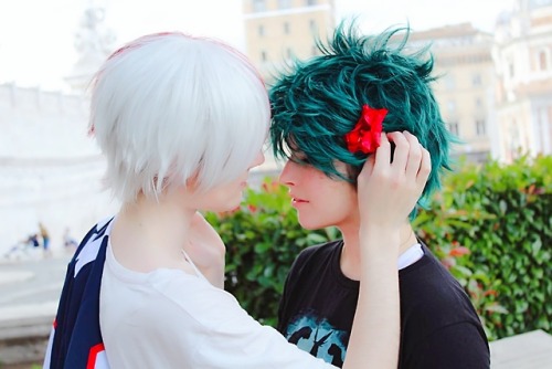 kinnme: Shouto and Izuku visiting Rome Me as...