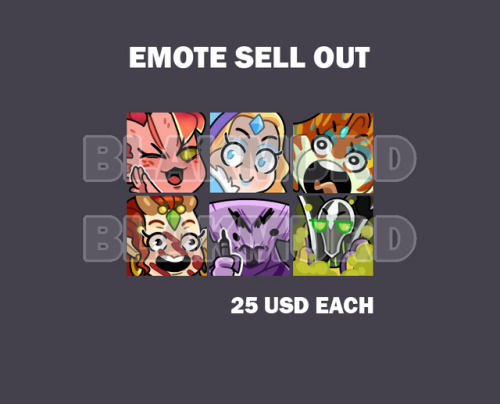 Hey, i drew some dota twitch emotes and if anyone is...