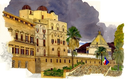 ferribotti:WATERCOLOUR BY FABRICE MOREIAU.Fabrice Morieau è un...